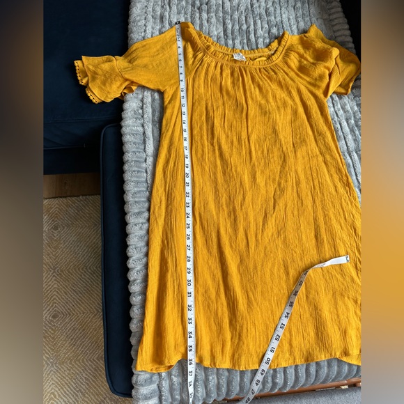 Naïf Boho Gauze Elbow sleeve midi shift dress - Picture 6 of 7